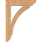Ekena Millwork Thorton Slat Smooth Bracket w/ Offset Brace, Western Red Cedar, 7 1/2"W x 32"D x 44"H BKT0806X32X44THR06SWR - alternate 4